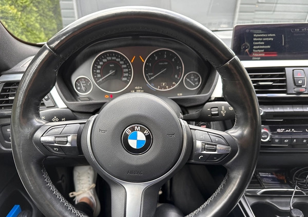 BMW Seria 4 cena 94000 przebieg: 128628, rok produkcji 2016 z Dąbrowa Białostocka małe 172